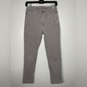 American Eagle Outfitters Men's Light Gray Chinos